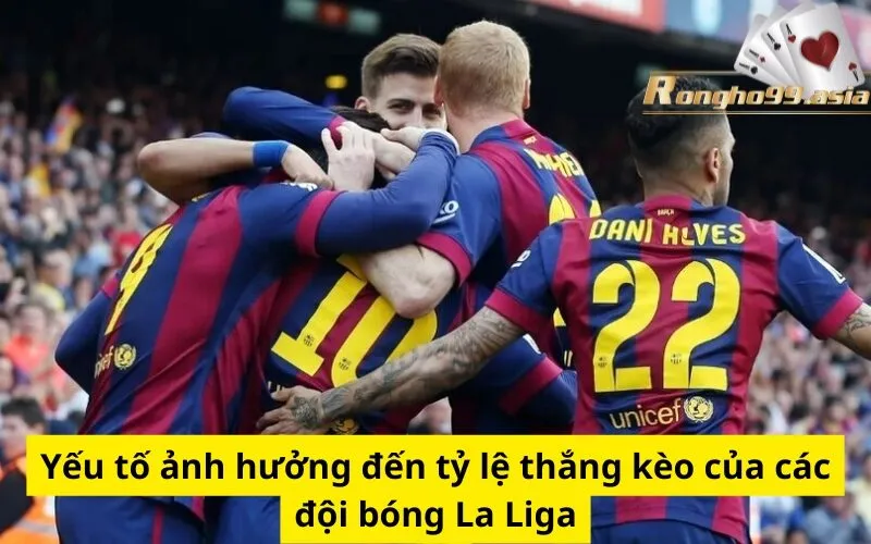 Yếu tố ảnh hưởng đến tỷ lệ thắng kèo của các đội bóng La Liga